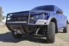 10-14 Ford Raptor Standard Front Rancher Bumper with Stealth Panels and Winch and 40 light bar and b - image 2