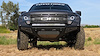 10-14 Ford Raptor HoneyBadger Front Bumper with 40 LED bar mounts and LED bar mount in lower with HB - image 1