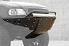 1997-03 Ford F-150 Standard front bumper with Stealth Panels added with 40 LED bar in Hammer Black with Satin Black panels - image 1