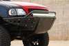 1997-03 Ford F-150 Standard front bumper with Stealth Panels added with 40 LED bar in Hammer Black with Satin Black panels - image 2