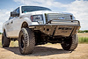 09-14 Ford F-150 Standard Front Bumper with Stealth Panels and 40 light bar mounts and light bar mou - image 1