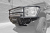 11-Up Ford F-250/350 Rancher Front Bumper with Stealth Panels and 40 light bar mounts and light bar - image 1