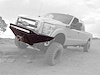11-Up Ford F-250/350 Standard Front Bumper with Stealth Panels with Winch and 40 light bar mounts an - image 1