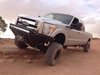 11-Up Ford F-250/350 Standard Front Bumper with Stealth Panels with Winch and 40 light bar mounts an - image 2