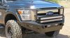 11-Up Ford F-250/350 HoneyBadger Front Rancher bumper with Dual 40 LED bar mounts and LED bar mounts - image 2