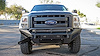 11-Up Ford F-250/350 HoneyBadger Front Bumper with Storage Boxes and 40 Light Bar and Light Bar in H - image 1