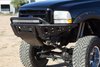 1999-07 Ford F-250/350 Standard Front Bumper with Stealth Panels and 40 light bar mounts in Hammer Black with Satin Black panels - image 2