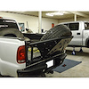 1999-07 Ford F-250/350 Rear Gate Tire Holder with Stealth Panels in Hammer black with Satin Black panels - image 1