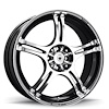 1N76D04406 Incident Cast Wheel [Size: 16" x 7"] Graphite/Machined Face Finish