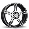 Incident Cast Wheel [Size: 17"x7"] 4 x 100/114.3 mm Bolt Pattern, Graphite / Machined Face
