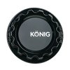Gear Style Wheel Center Cap for Konig MRK1 Wheels with Logo [Gloss Black]