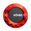 CAPMRK1R Wheel Center Gear Cap (MRK1), Anodized Red w/ Logo