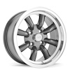 RW75100406 Rewind Cast Wheel [Size: 15" x 7"] Graphite/Machined Lip Finish