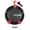 SCREWFFB Wheel Center Cap Screw, For Capffb - Flow Formed, Black