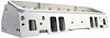 1002 Bare 195 cc Enforcer Cylinder Head for Small Block Chevy w/Straight Plugs