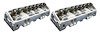 1137-TI Eliminator NPP Race 245 cc Aluminum Cylinder Heads for Chevy Small Block Engines [70 cc]