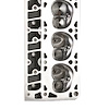 230cc LSX Mongoose Strip Aluminum Cylinder Heads LS1 / LS2 / LS6 Chevy