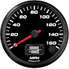 FAE3-S2-EV 3-3/8 in. EV Speedometer Gauge, 160 mph, AEM