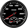 FAE45-DG5-EV 4-1/2 in. EV Dual Gauge, w/Warning, Power -50-300/Engine Temp 0-80C