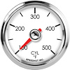L2-CT1-LEG 2-1/16 in. Cylinder Head Temp Gauge, 100-500F