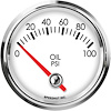 L25-OP6-LEG 2-5/8 in. Oil Pressure Gauge, 0-100 psi, 90 Degree Sweep