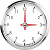 L3-CK1-LEG 3-3/8 in. Clock
