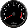 L4-TC3-510 4 in. Classic Tachometer, 8K RPM, JDM Datsun 510 Series