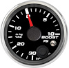 R2-BV1-REV 2-1/16 in. Boost/Vac Gauge, 30 in.-hg, -0-10 psi, w/Warning
