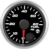 R2-FP3-REV 2-1/16 in. Fuel Pressure Gauge, 0-60 psi, w/Warning