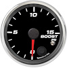 R25-B2-REV 2-5/8 in. Boost Gauge, 0-15 psi, w/Warning
