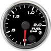 R25-FP6-REV 2-5/8 in. Fuel Pressure Gauge, 0-2.0 bar, w/Warning