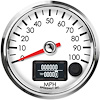 R25-S19-LEG 2-5/8 in. GPS Speedometer, 100 mph
