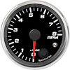 R25-TC3-REV 2-5/8 in. Tachometer, 8K RPM Shift-light