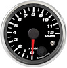 R25-TC5-REV 2-5/8 in. Tachometer, 12K RPM Shift-light
