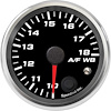 R25-WB5-REV 2-5/8 in. Air/Fuel Wide Band Gauge, 10-18, w/Warning, FOR DYNOJET COMMANDER 2