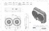 1-10267-212LSBL High-Performance GM LS Swap Radiator & Brushless Fan Kit, 1961-1963 Bel Air/Impala, Auto Trans, W/Shroud - image 2
