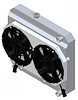 1-27290-212LSBL High-Performance GM LS Swap Radiator/Brushless Fan Kit, 1966-1967 Pontiac GTO/Lemans/Tempest, Auto Trans - image 1