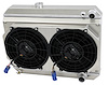1-27100-212BL High-Performance Radiator/Brushless Fan Kit, 1964-1965 Pontiac GTO/Lemans/Tempest, Auto Trans, W/Shroud - image 1