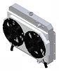 1-281-202LSBL High-Performance GM LS Swap Radiator/Brushless Fan Kit, 1959-1960 Chevy Bel Air/Impala, Manual Trans - image 1