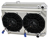 1-27100-212LSBL High-Performance GM LS Swap Radiator/Brushless Fan Kit, 1966-1967 Pontiac GTO/Lemans/Tempest, Auto Trans - image 1