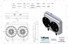 1-27300-202BL High-Performance Radiator/Brushless Fan Kit, 1966-1967 Chevy Bel Air/Impala, w/ Factory Air, Manual Trans - image 2