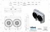 1-27300-212BL High-Performance Radiator/Brushless Fan Kit, 1966-1967 Chevy Bel Air/Impala, w/ Factory Air, Auto Trans, W/Shroud - image 2