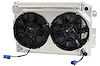1-370-202LSBL High-Performance GM LS Swap Radiator & Brushless Fan Kit, 1967-1969 GM F-Body, Manual Trans, W/Shroud
