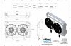 1-370-202LSBL High-Performance GM LS Swap Radiator & Brushless Fan Kit, 1967-1969 GM F-Body, Manual Trans, W/Shroud - image 2