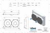 1-383-212BL High-Performance Radiator/Brushless Fan Kit, 1960-1963 Ford Galaxie 500XL, Small/Big Block V8, Auto Trans, W/Shroud - image 2