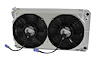 1-366-212LSBL300 High-Performance GM LS Swap Radiator & Brushless Fan Kit, 1967-1972 Chevy Truck, Auto Trans, W/Shroud