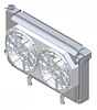 1-381-202BL High-Performance Radiator & Brushless Fan Kit, 1969-1971 Ford Galaxie, 1971-1972 Ford Mustang, Manual Trans - image 1
