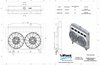 1-98508-212BL High-Performance Radiator & Brushless Fan Kit, 1961-1964 Ford Truck, Auto Trans, 2.75 in. Core, W/Shroud - image 2