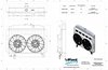 1-98508-202BL High-Performance Radiator & Brushless Fan Kit, 1961-1964 Ford Truck, Manual Trans, 2.75 in. Core, W/Shroud - image 2