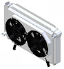 1-98513-202BL High-Performance Radiator/Brushless Fan Kit, 1972-1976 Ford Gran Torino/Ranchero, Manual Transs, Dual Chamber - image 1